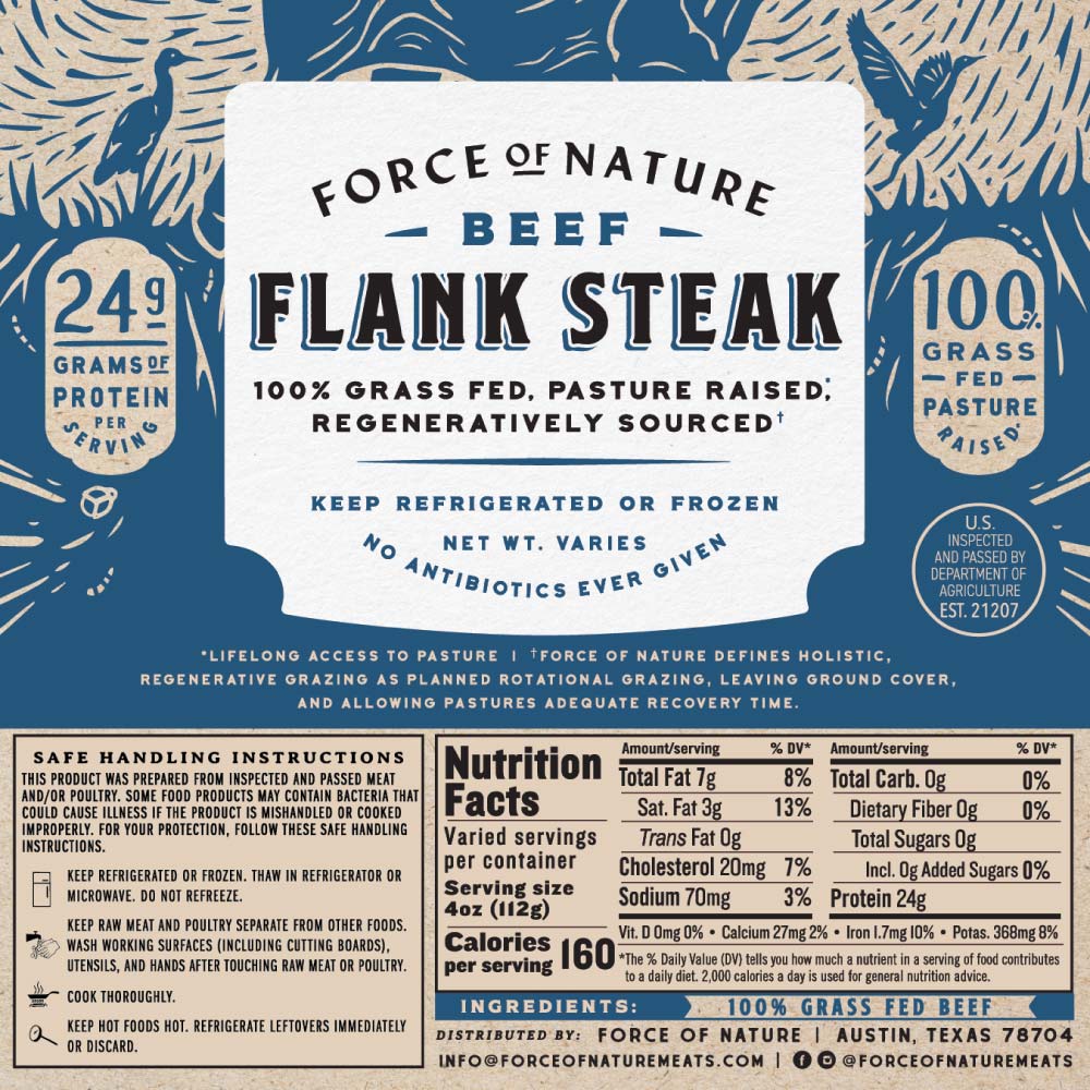 Regenerative Beef Flank Steak
